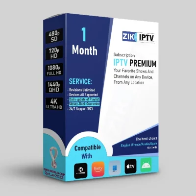 1 Month IPTV Premium Subscription