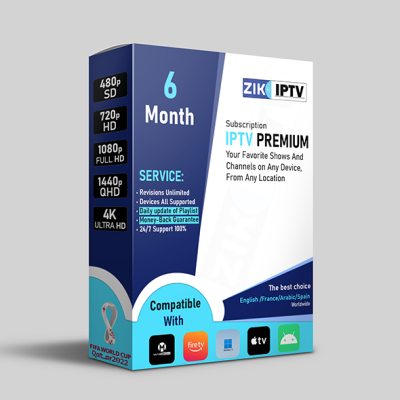 6 Month IPTV Premium Subscription